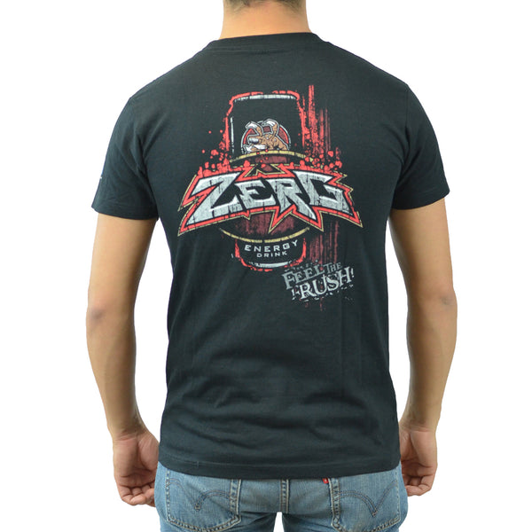 Starcraft 2 Zerg Rush Graphic Black T-shirt