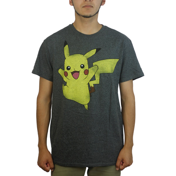 Pokemon Pikachu Grey T-shirt