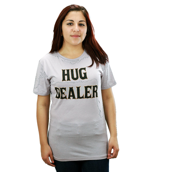 Serious Hug Dealer Grey Graphic T-shirt