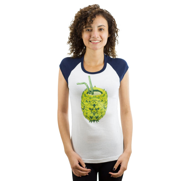 Soffe Pineapple Drink White T-shirt