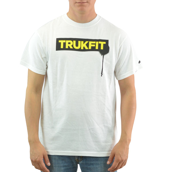 Trukfit Splatter  White T-shirt