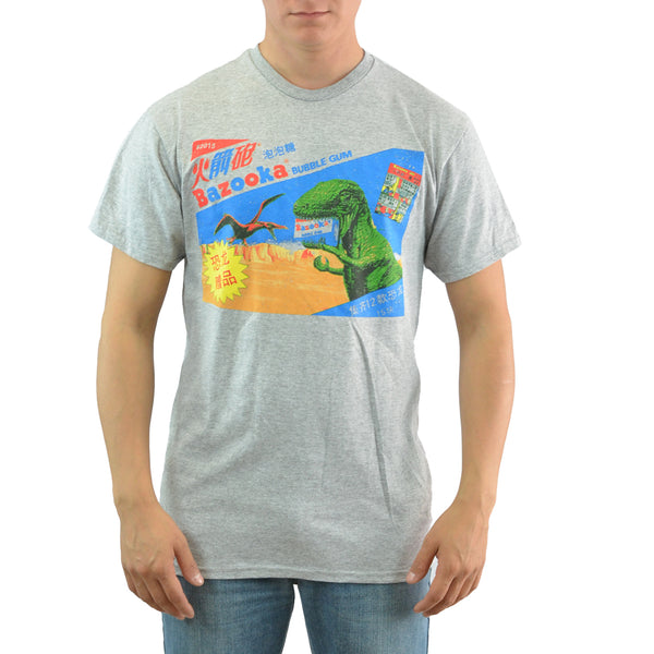 Bazooka Dinosaur Bazooka Grey T-shirt