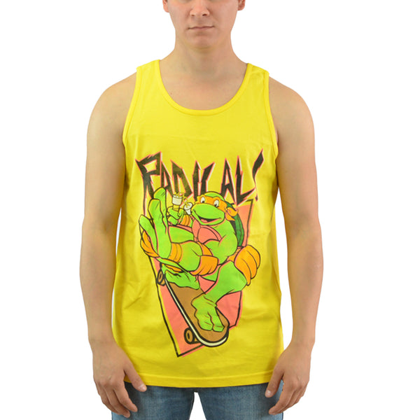 Radical Skateboard Teenage Mutant Ninja Turtle Yellow Tank top